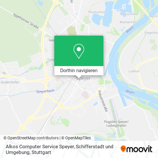Alkos Computer Service Speyer, Schifferstadt und Umgebung Karte
