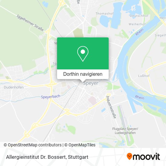 Allergieinstitut Dr. Bossert Karte