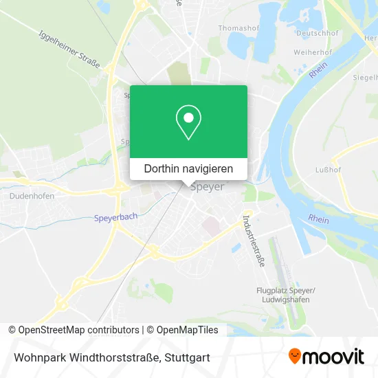 Wohnpark Windthorststraße Karte