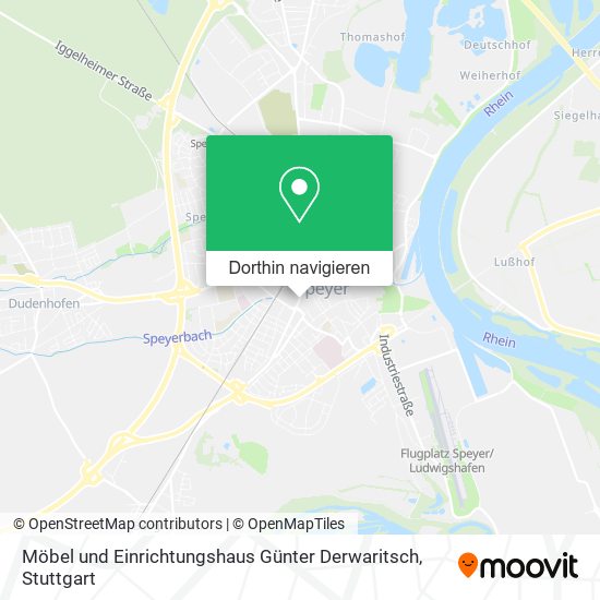 Möbel und Einrichtungshaus Günter Derwaritsch Karte