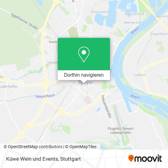 Küwé Wein und Events Karte