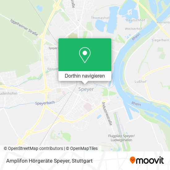 Amplifon Hörgeräte Speyer Karte