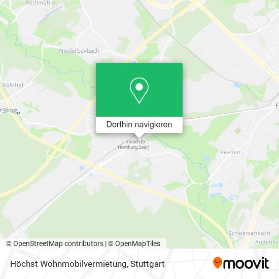 Höchst Wohnmobilvermietung Karte