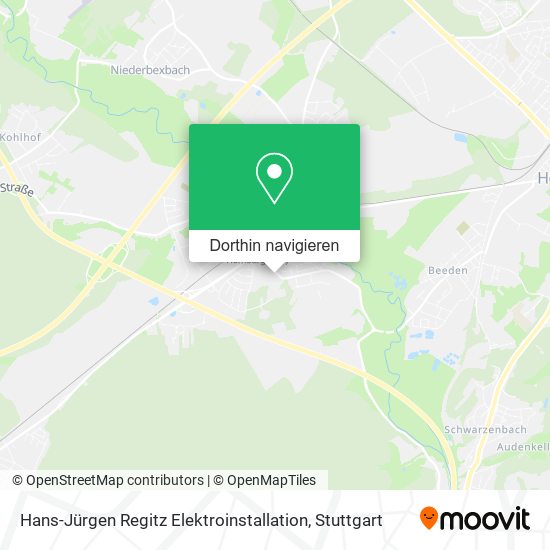 Hans-Jürgen Regitz Elektroinstallation Karte
