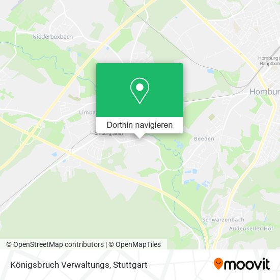 Königsbruch Verwaltungs Karte