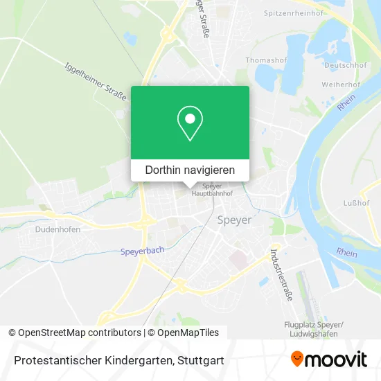 Protestantischer Kindergarten Karte