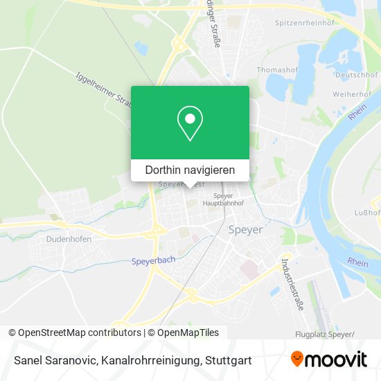 Sanel Saranovic, Kanalrohrreinigung Karte