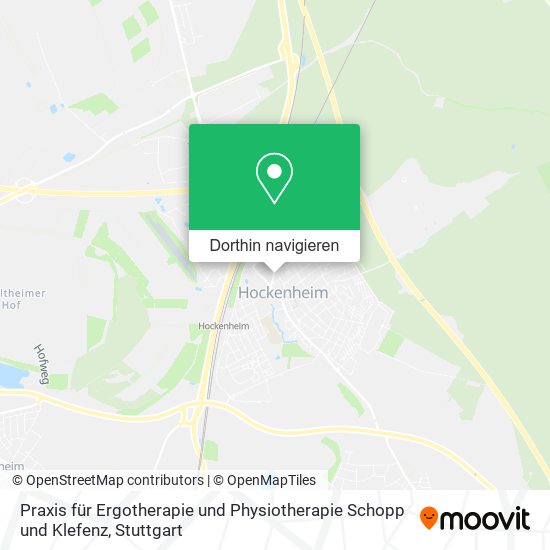 Praxis für Ergotherapie und Physiotherapie Schopp und Klefenz Karte