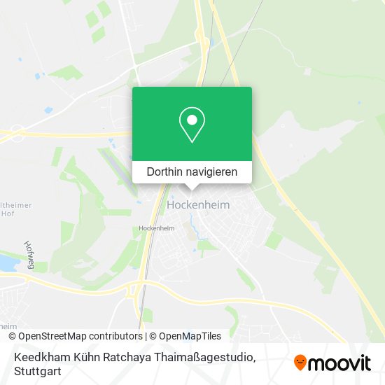 Keedkham Kühn Ratchaya Thaimaßagestudio Karte