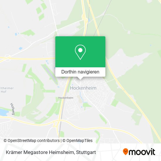 Krämer Megastore Heimsheim Karte