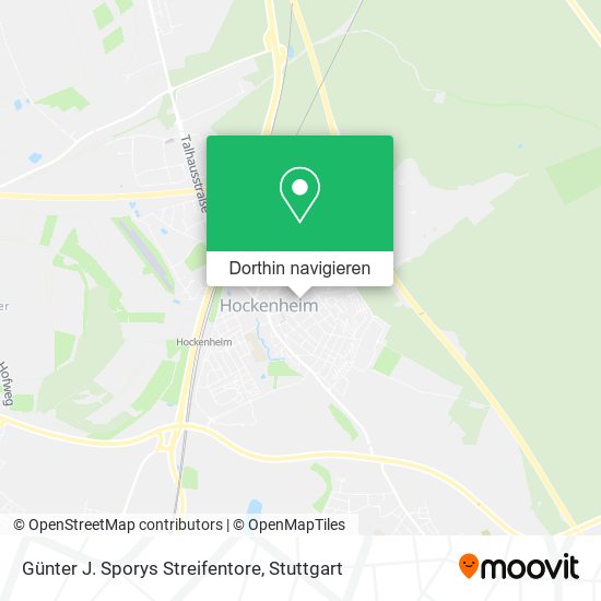 Günter J. Sporys Streifentore Karte