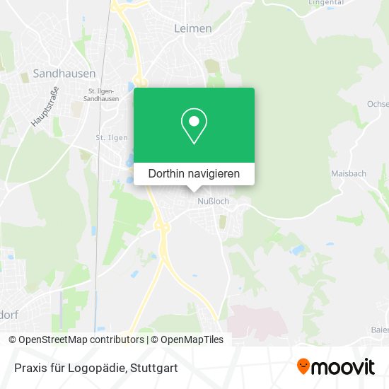 Praxis für Logopädie Karte
