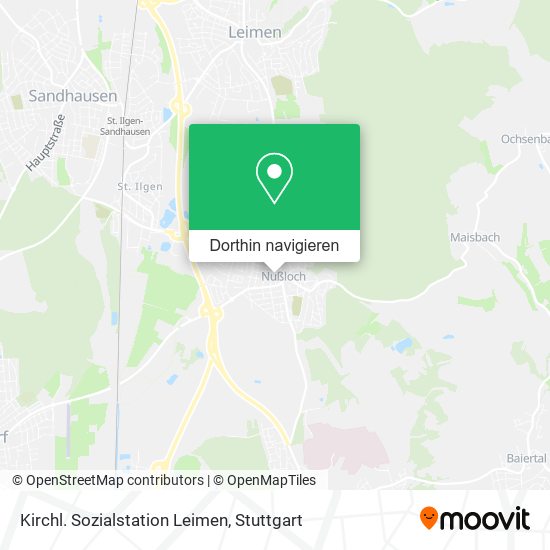 Kirchl. Sozialstation Leimen Karte