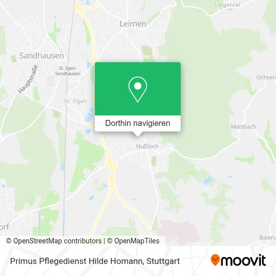 Primus Pflegedienst Hilde Homann Karte
