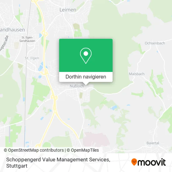 Schoppengerd Value Management Services Karte