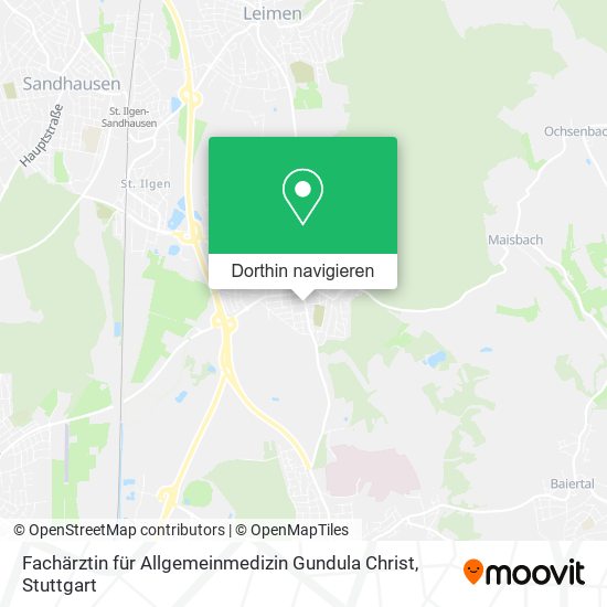 Fachärztin für Allgemeinmedizin Gundula Christ Karte