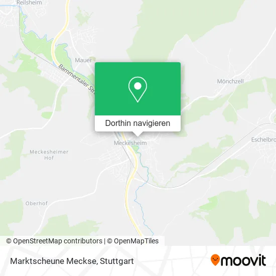 Marktscheune Meckse Karte