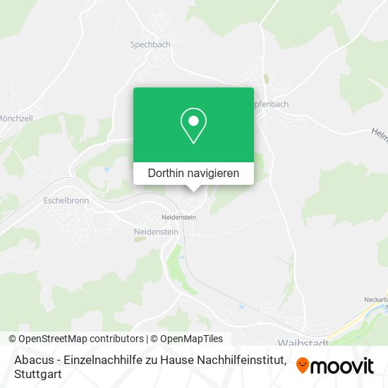 Abacus - Einzelnachhilfe zu Hause Nachhilfeinstitut Karte