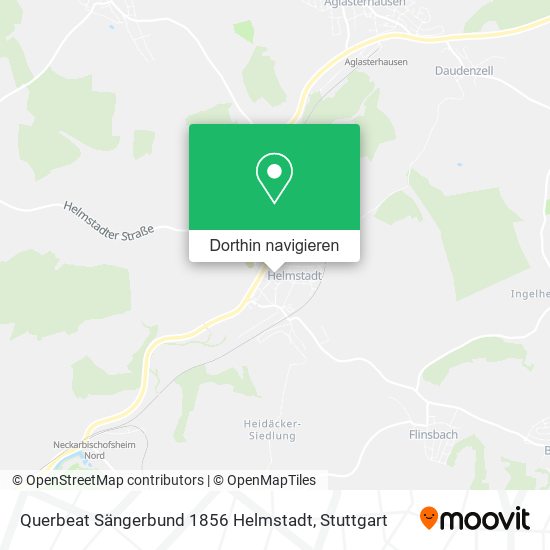 Querbeat Sängerbund 1856 Helmstadt Karte