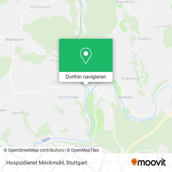 Hospizdienst Möckmühl Karte