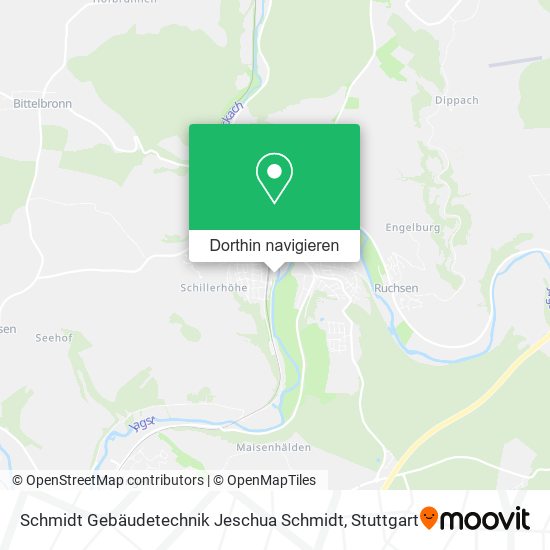 Schmidt Gebäudetechnik Jeschua Schmidt Karte