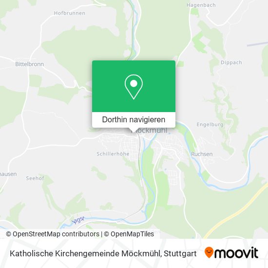 Katholische Kirchengemeinde Möckmühl Karte