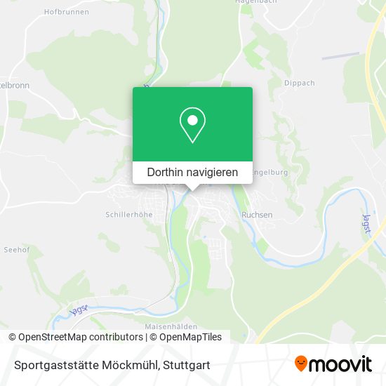 Sportgaststätte Möckmühl Karte