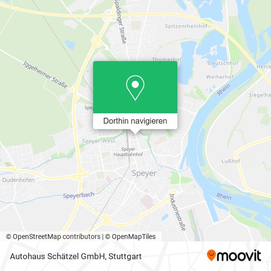 Autohaus Schätzel GmbH Karte
