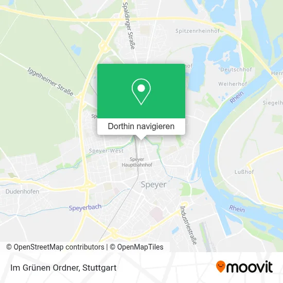 Im Grünen Ordner Karte