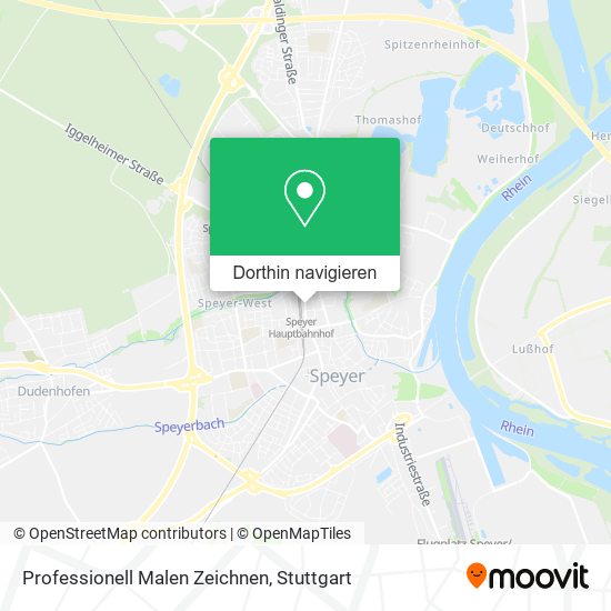 Professionell Malen Zeichnen Karte