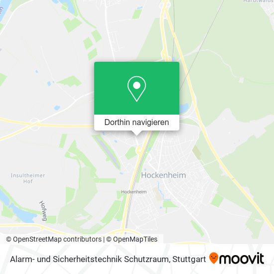 Alarm- und Sicherheitstechnik Schutzraum Karte