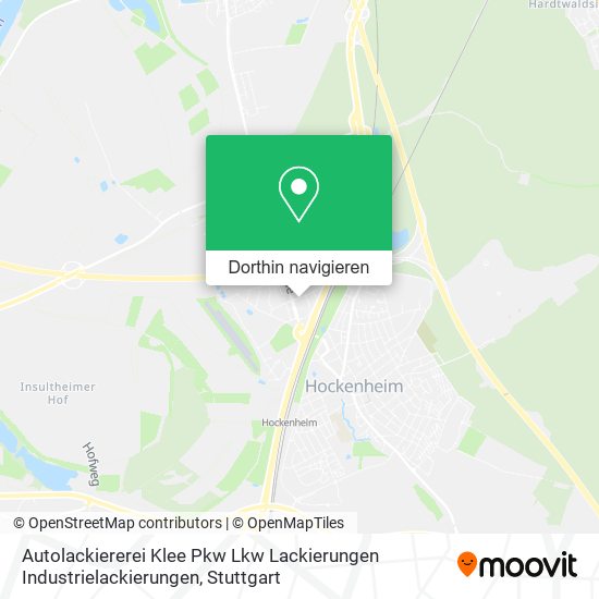 Autolackiererei Klee Pkw Lkw Lackierungen Industrielackierungen Karte