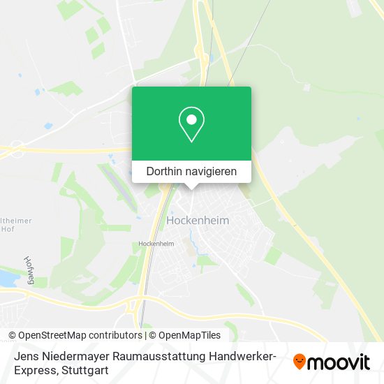 Jens Niedermayer Raumausstattung Handwerker-Express Karte