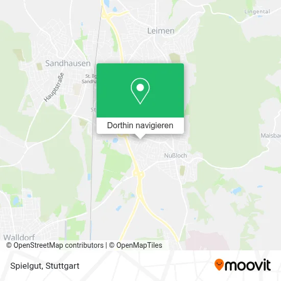 Spielgut Karte