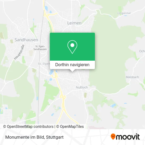 Monumente im Bild Karte