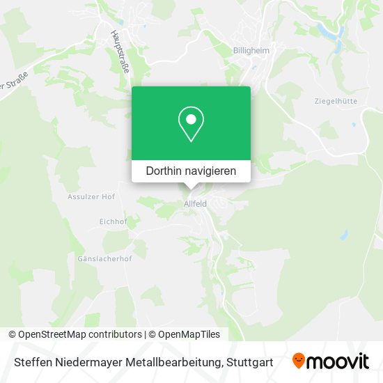 Steffen Niedermayer Metallbearbeitung Karte