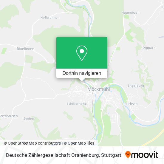 Deutsche Zählergesellschaft Oranienburg Karte