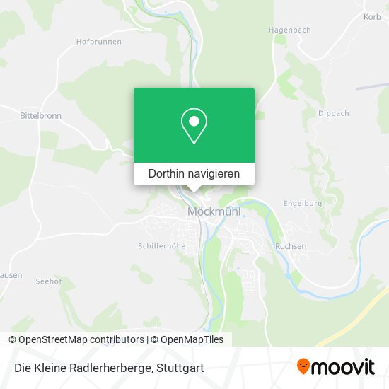 Die Kleine Radlerherberge Karte