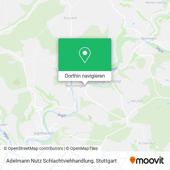 Adelmann Nutz Schlachtviehhandlung Karte