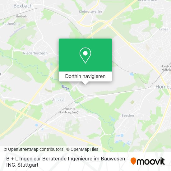 B + L Ingenieur Beratende Ingenieure im Bauwesen ING Karte
