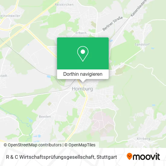 R & C Wirtschaftsprüfungsgesellschaft Karte