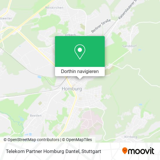 Telekom Partner Homburg Dantel Karte