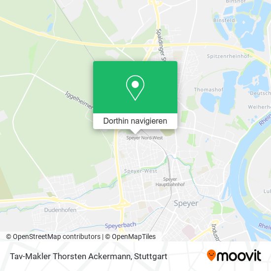 Tav-Makler Thorsten Ackermann Karte