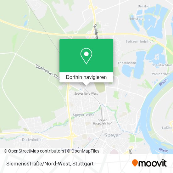 Siemensstraße/Nord-West Karte