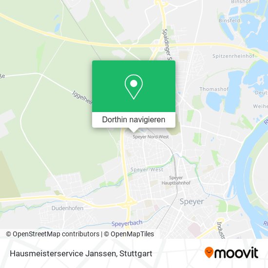 Hausmeisterservice Janssen Karte