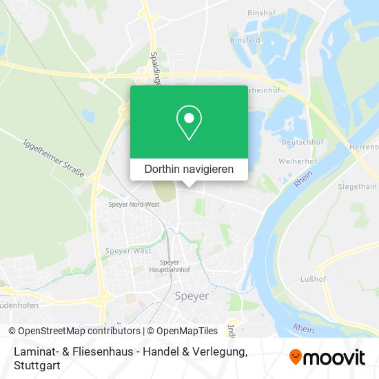 Laminat- & Fliesenhaus - Handel & Verlegung Karte