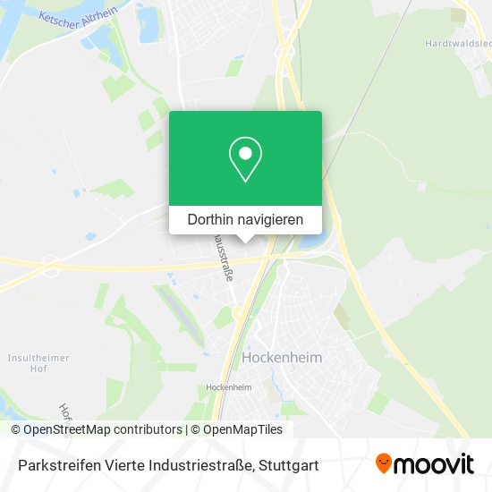 Parkstreifen Vierte Industriestraße Karte