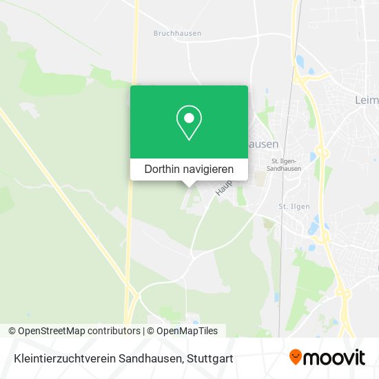 Kleintierzuchtverein Sandhausen Karte