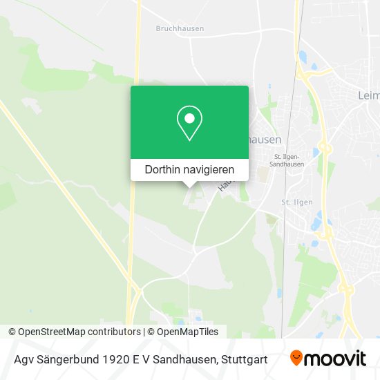 Agv Sängerbund 1920 E V Sandhausen Karte
