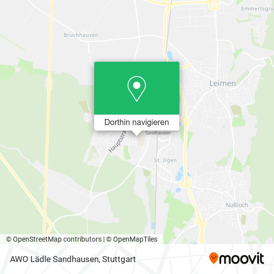AWO Lädle Sandhausen Karte